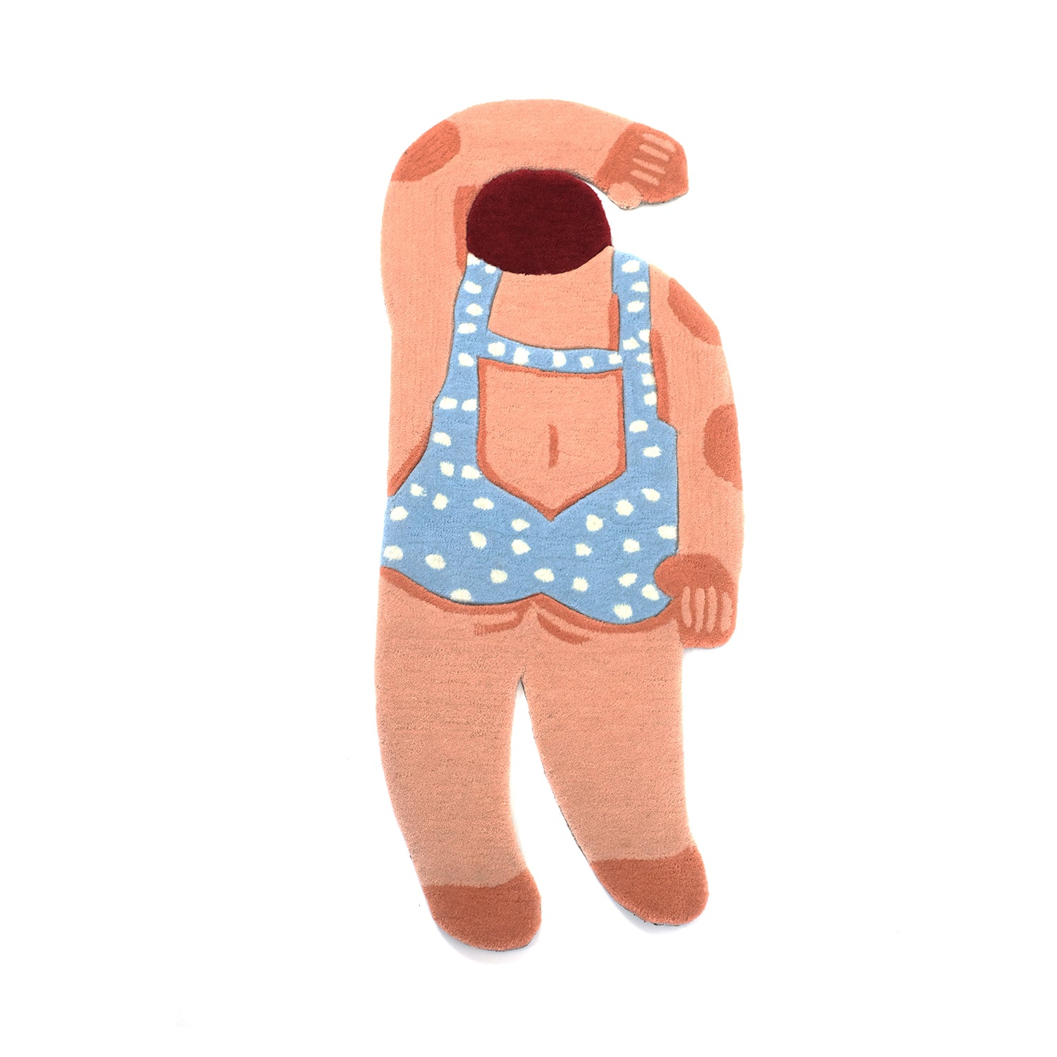 Tapis d'appoint pour fille prenant un bain de soleil #1