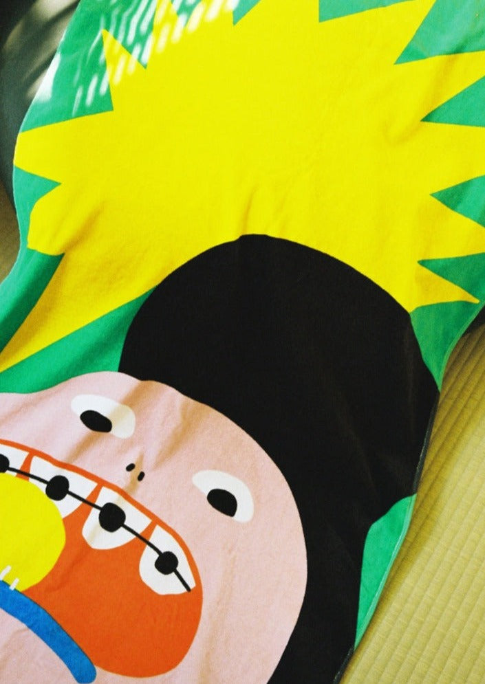 Braces Girl Beach Towel