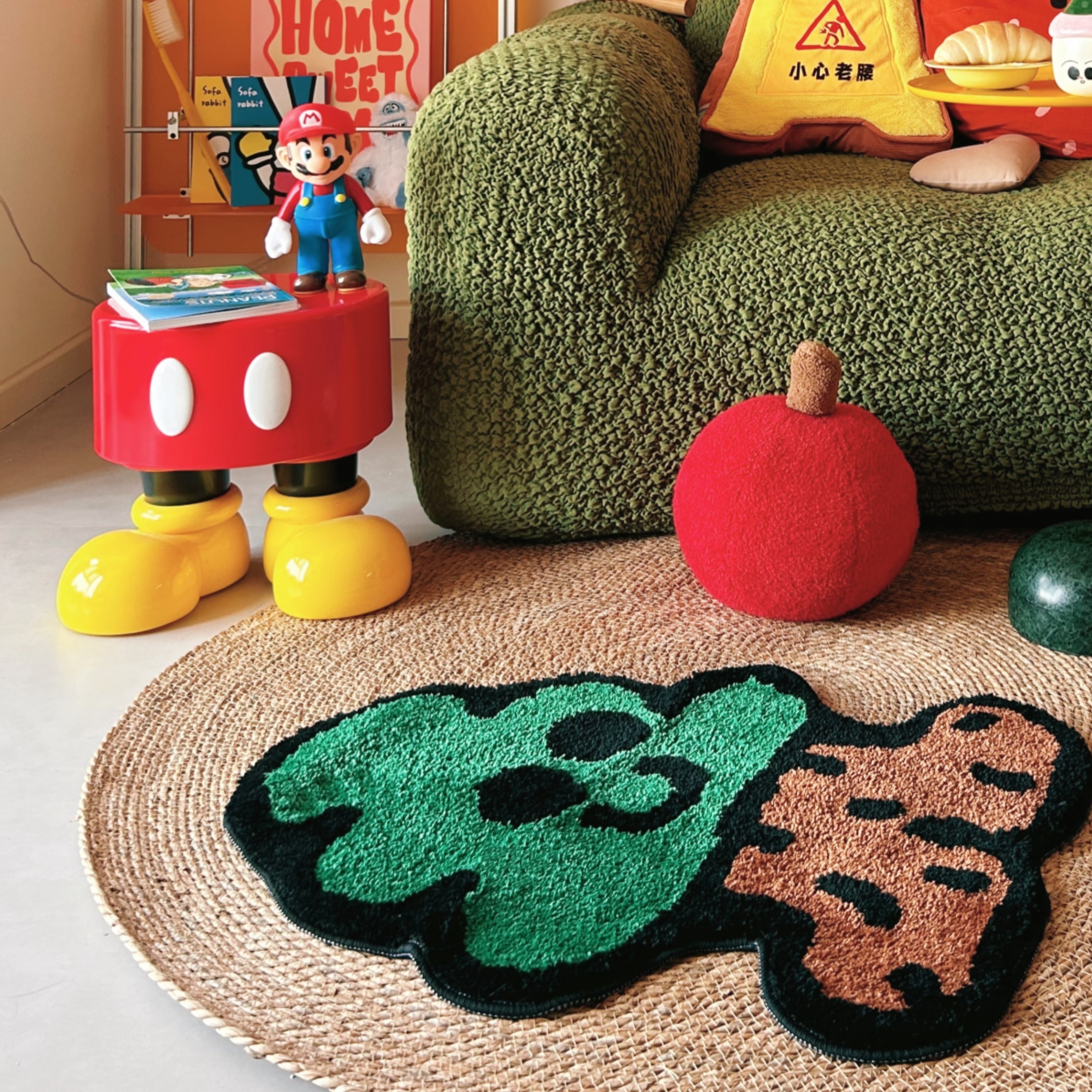 Morning Deer x Maitoparta Accent Rug, Tree