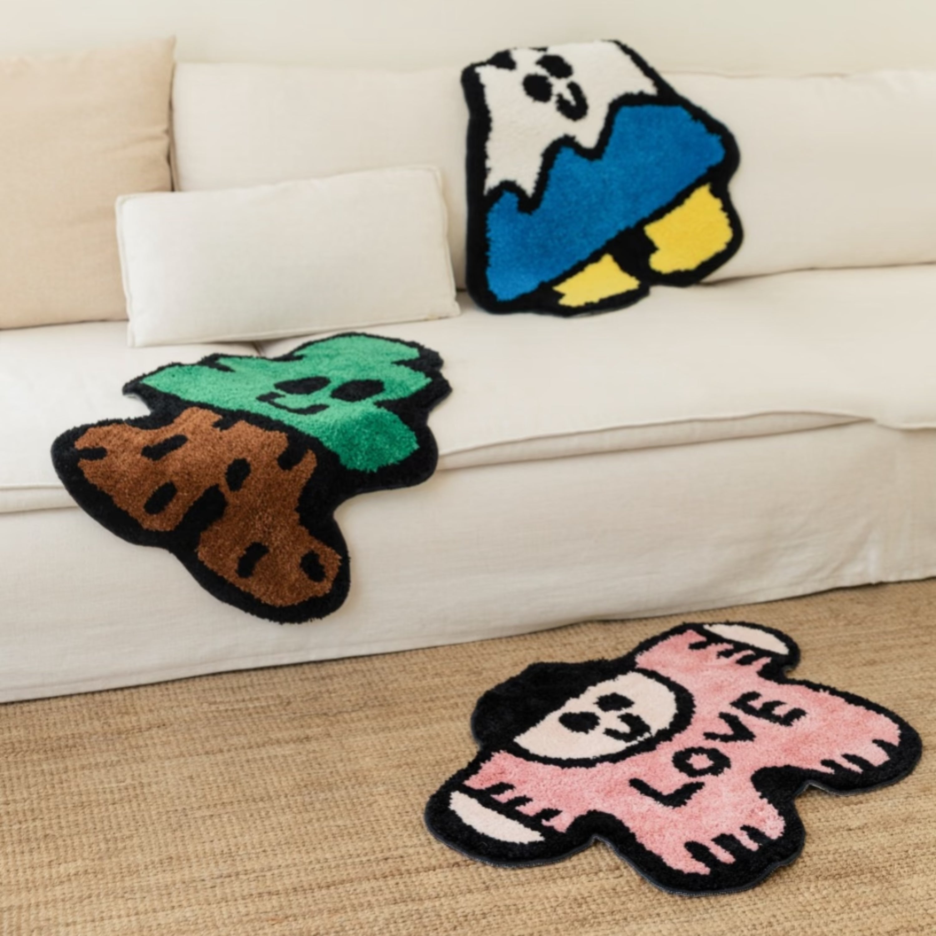 Morning Deer x Maitoparta Accent Rug, Tree