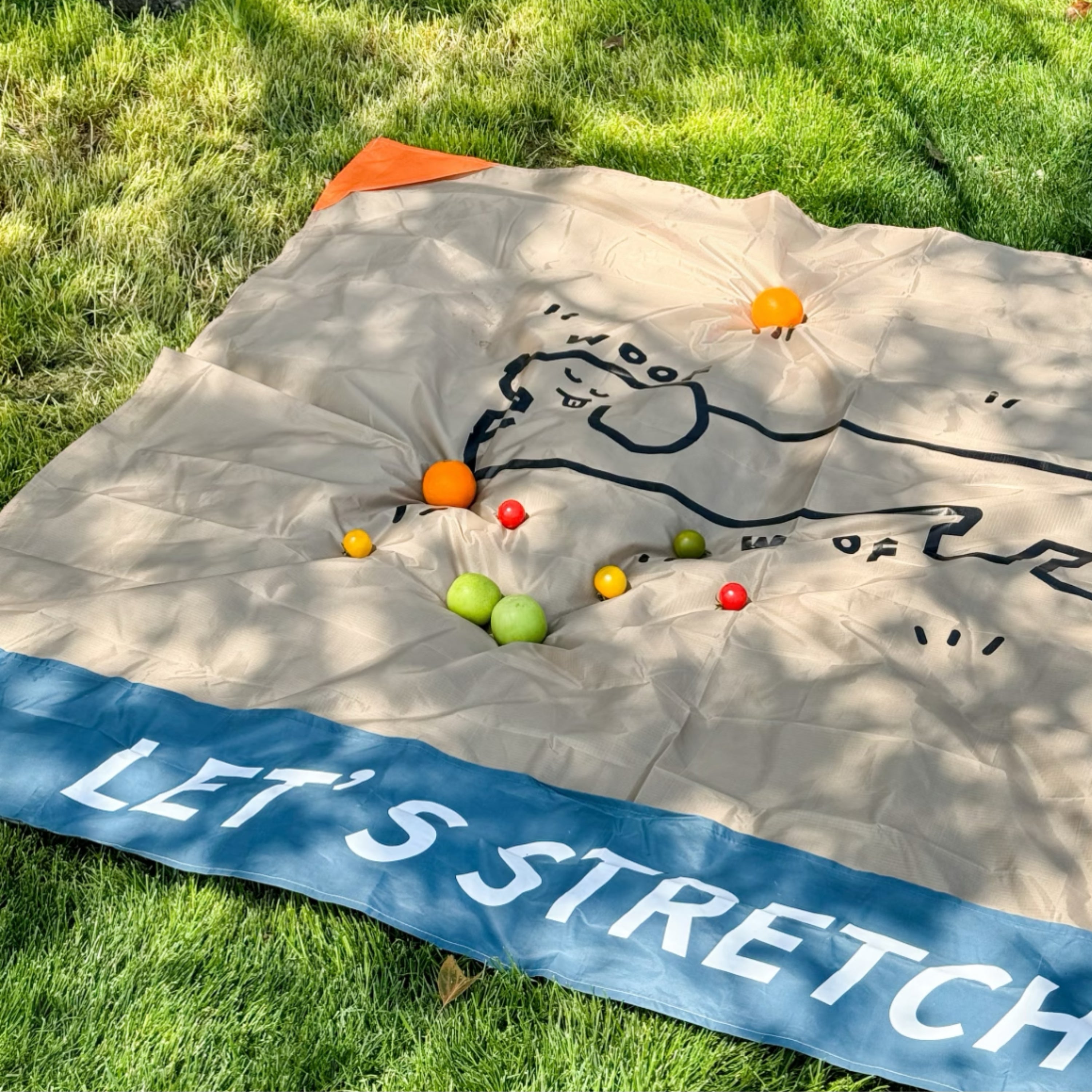 Let's Stretch Waterproof Picnic Mat, Beige
