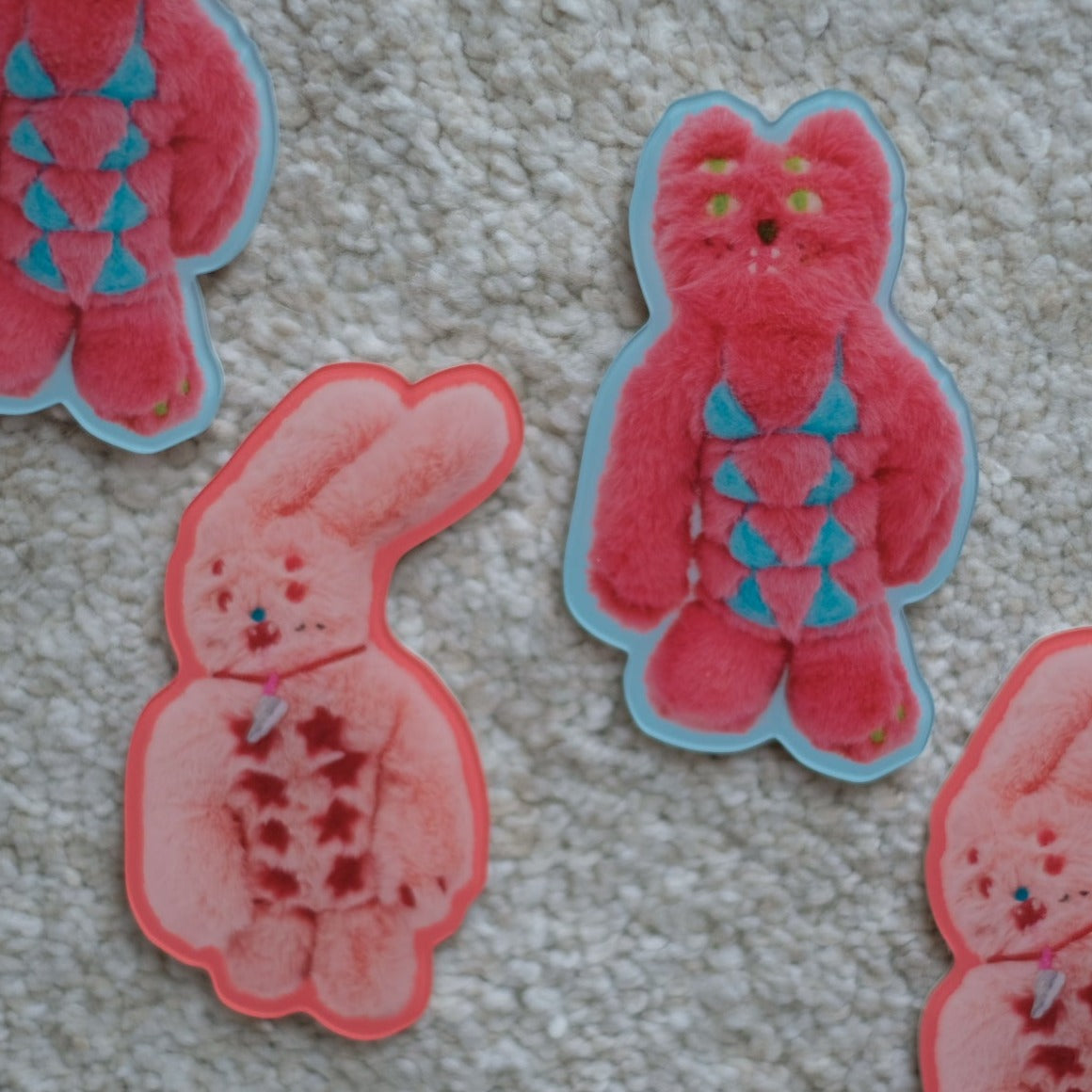Whatever Cafe Fridge Magnets, Cat