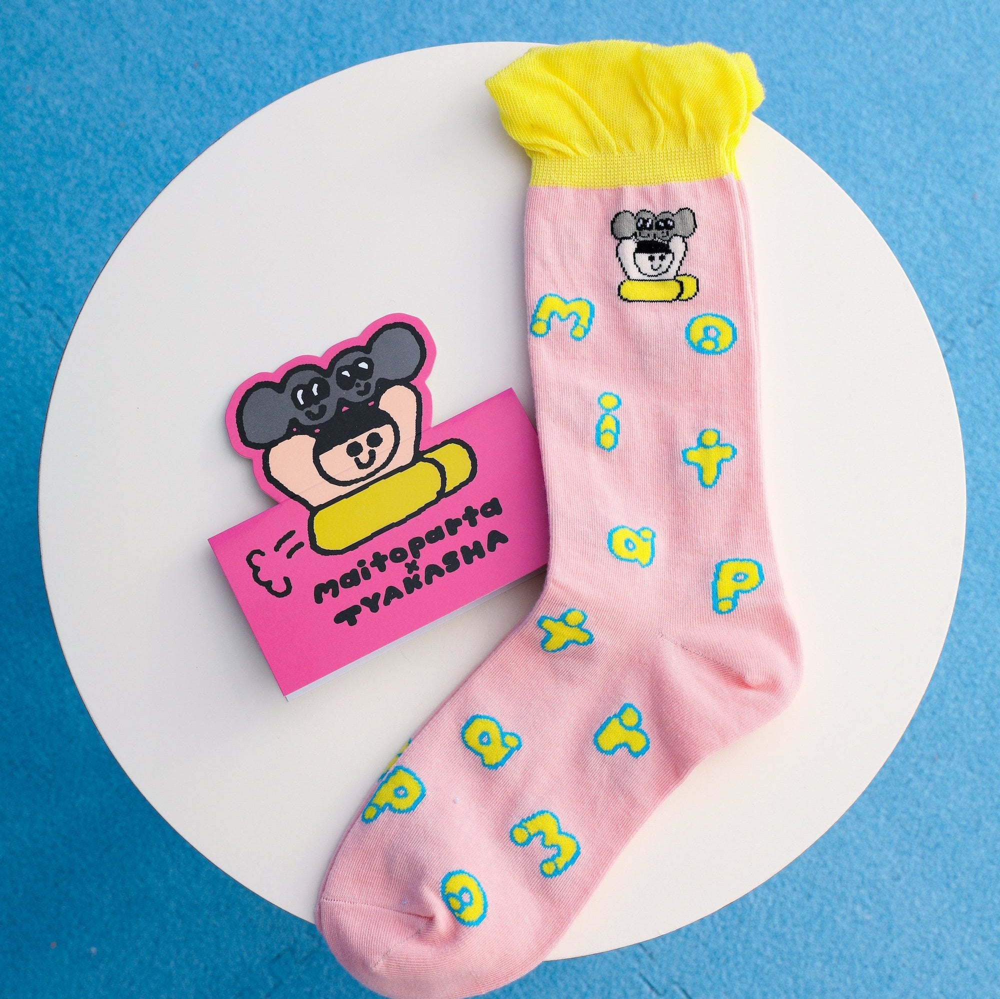 Tyakasha X Maitoparta Socks, Pink