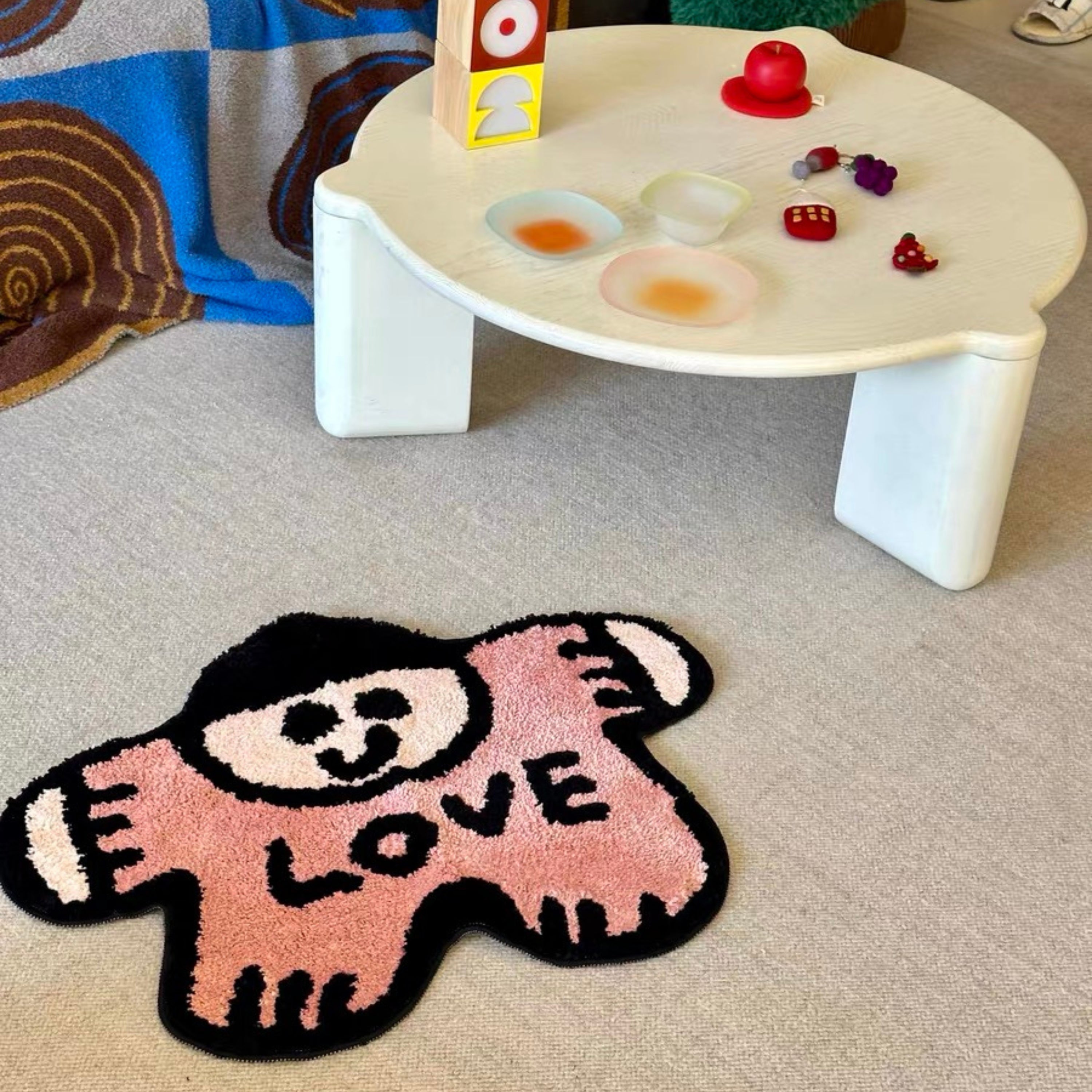 Morning Deer x Maitoparta Accent Rug, LOVE