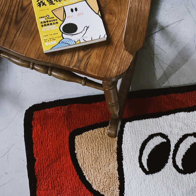 I Am Your Doggy Accent Rug, Red