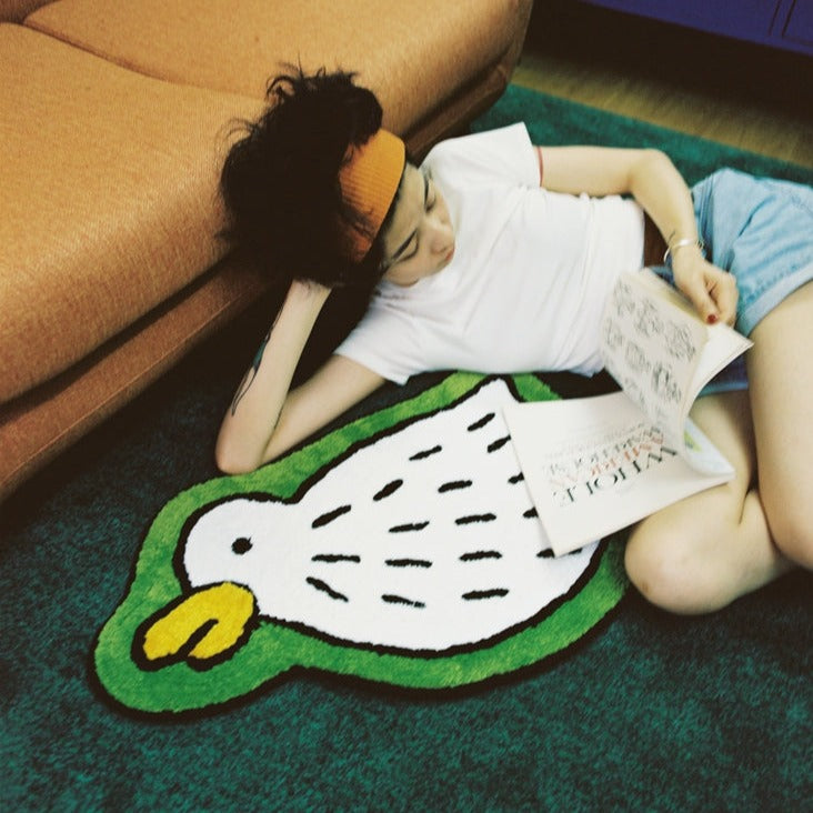 Naughty Duck Accent Rug