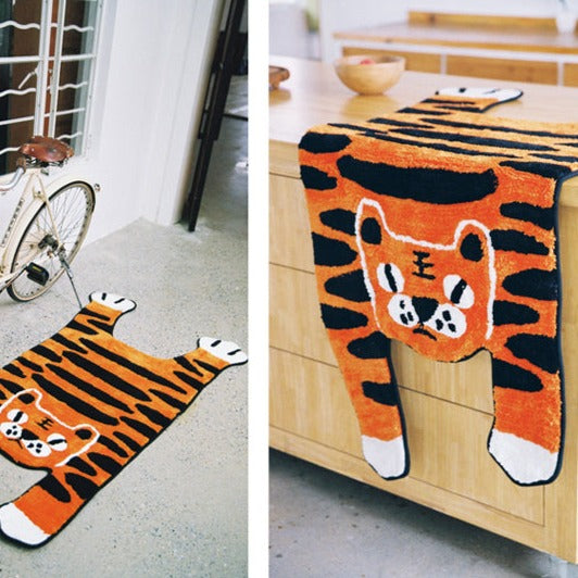 Tapis décoratif Papa Tigre