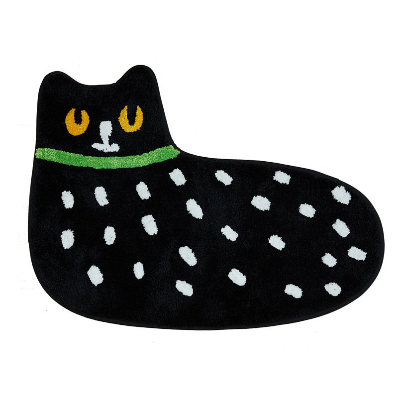 Little Black Accent Rug