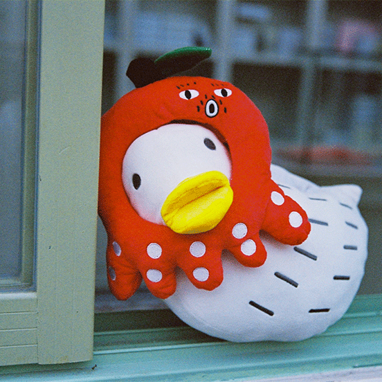 Naughty Duck Tissue Box