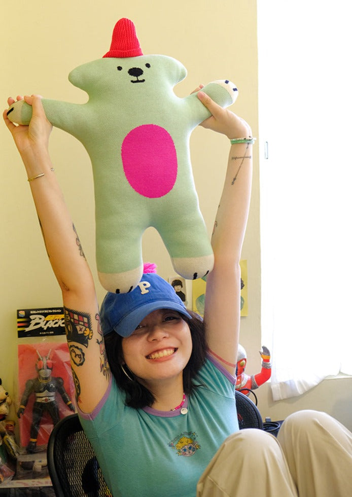 Hand-Knitted Hug Me Bear