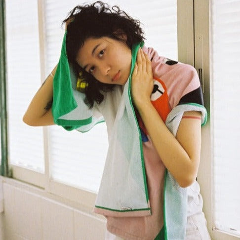 Braces Girl Beach Towel