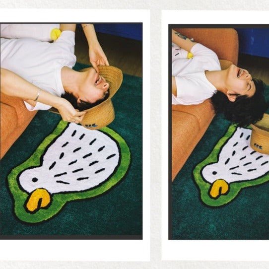 Naughty Duck Accent Rug