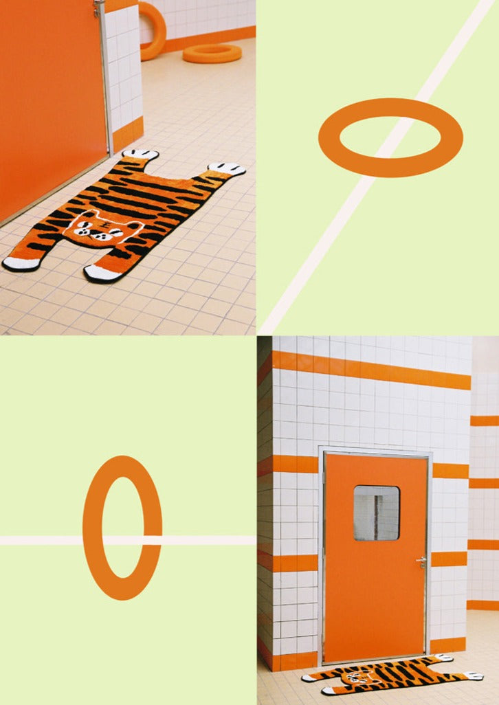 Tapis décoratif Papa Tigre