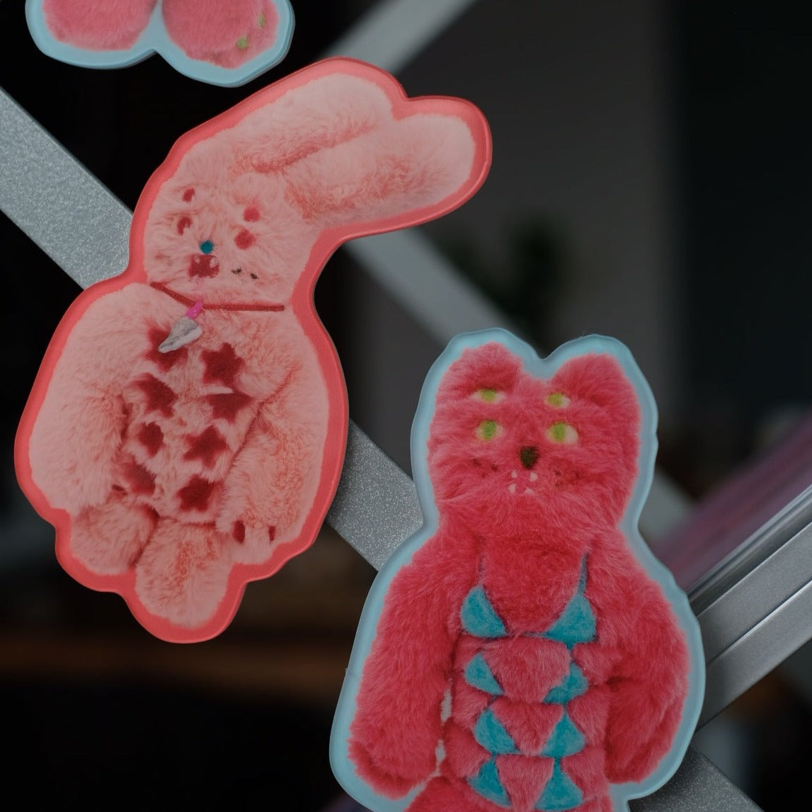Quels que soient les aimants de réfrigérateur de café, lapin