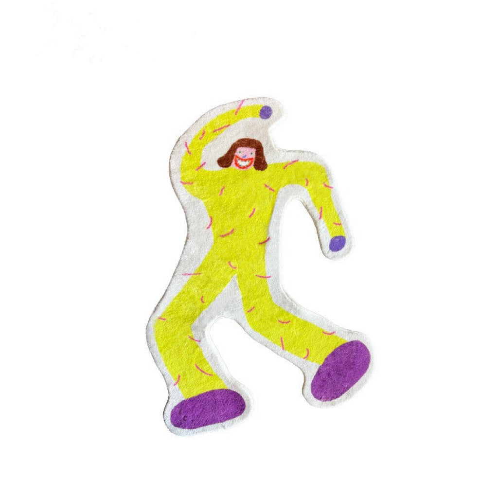 Humans with Emotions Accent Rug, Soft Spikes