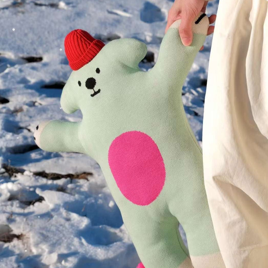 Hand-Knitted Hug Me Bear