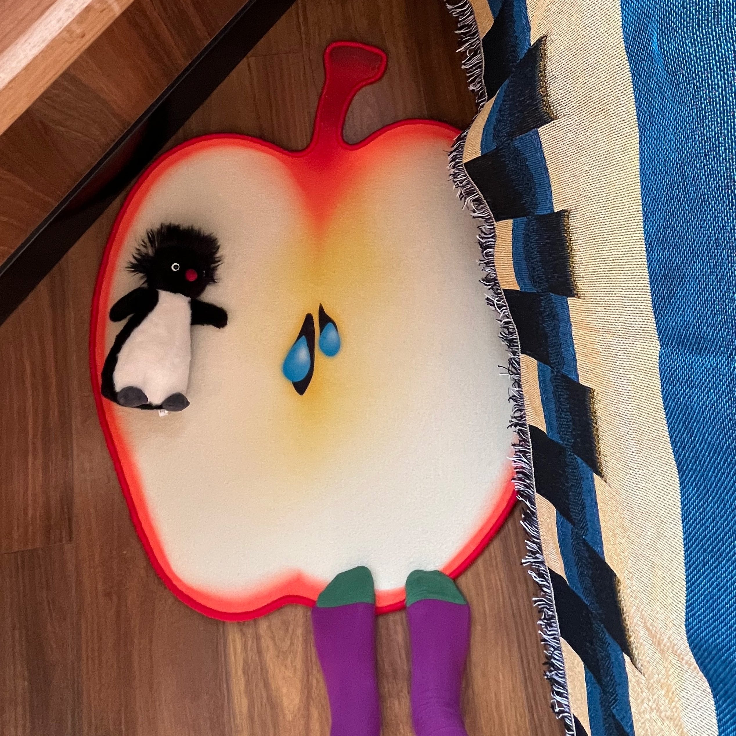 Teary Apple Accent Rug
