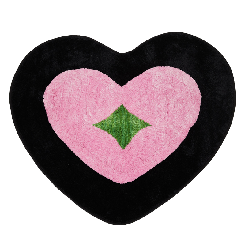 Pinky Heart Accent Rug