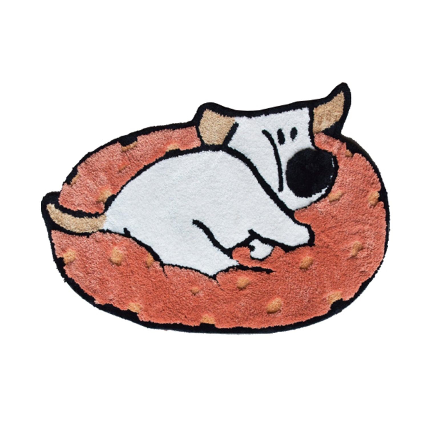 I Am Your Doggy Accent Rug, Brick Red