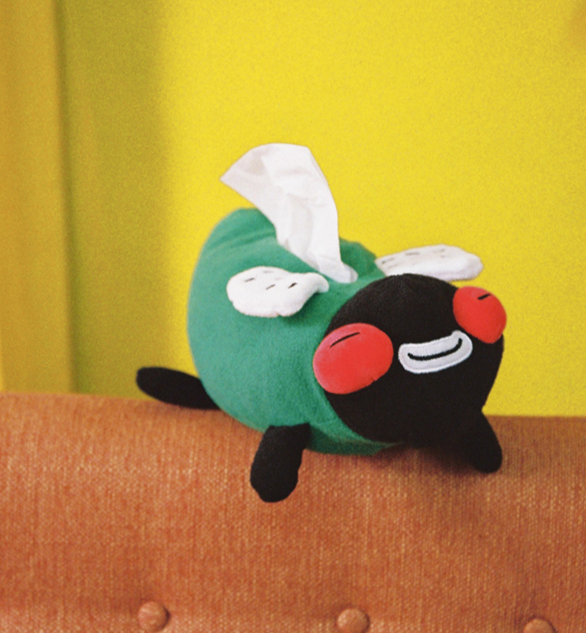 Green Fly Tissue Box