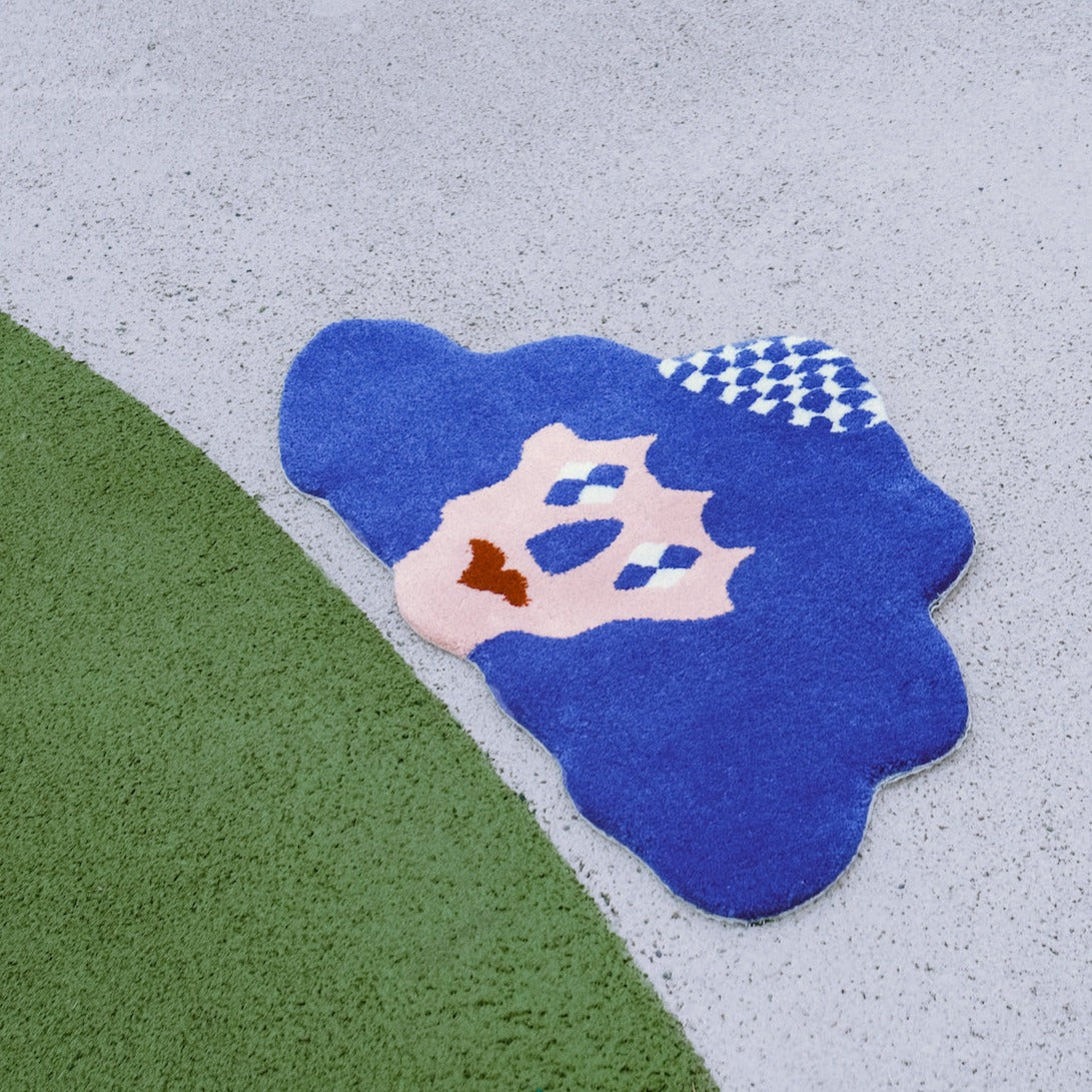 Tapis décoratif en laine mélangée Chuck Grandma