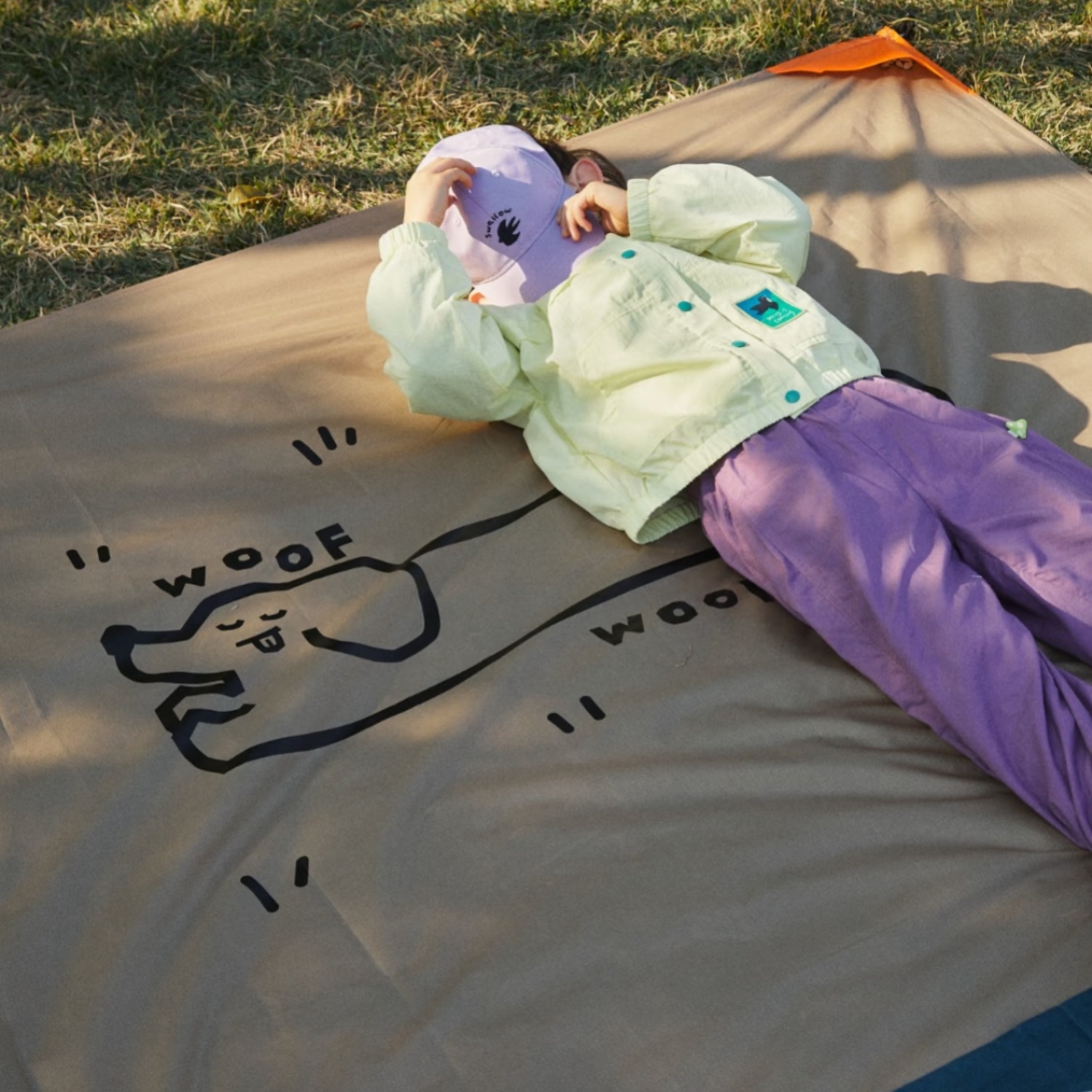 Let's Stretch Waterproof Picnic Mat, Beige