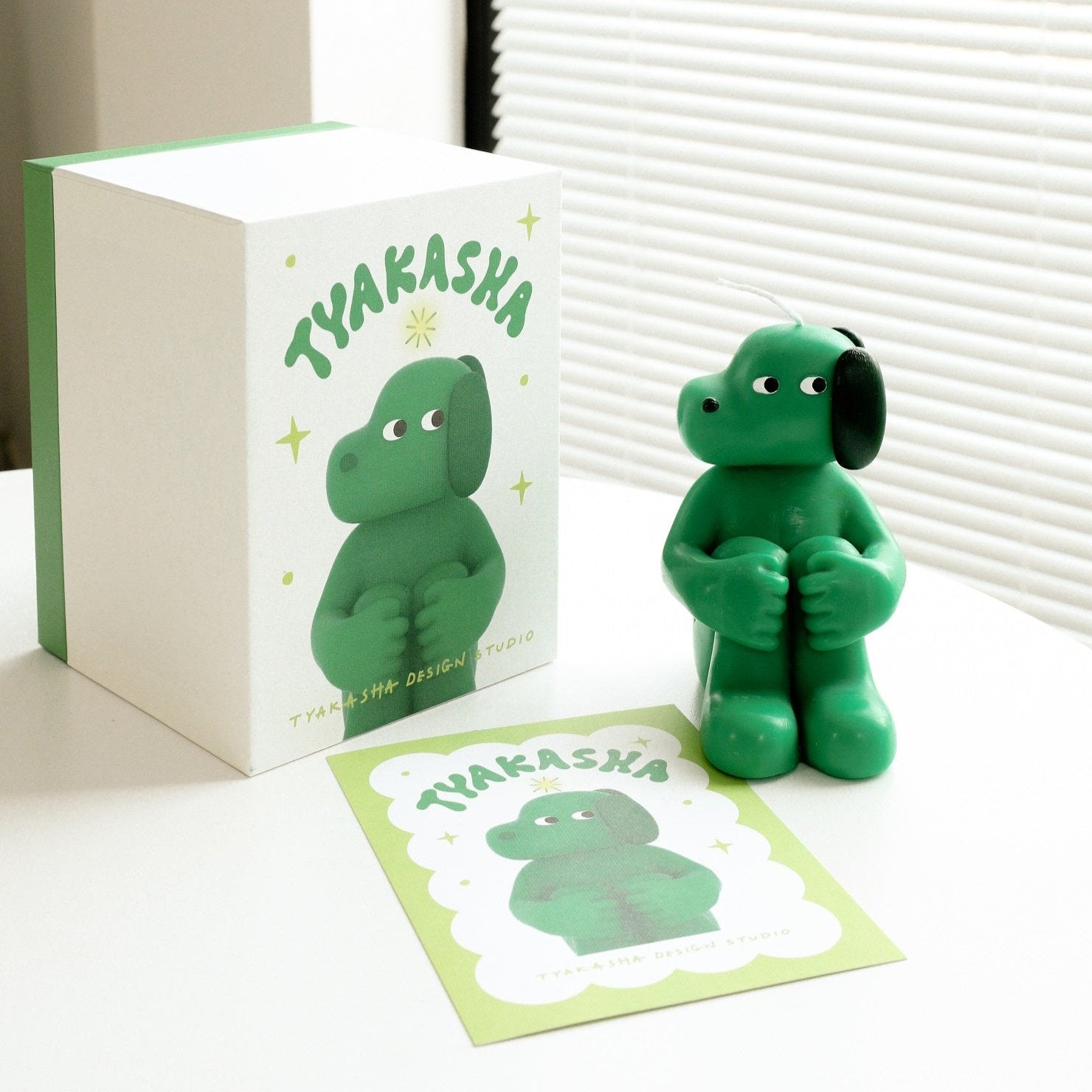 Mr Green Handmade Candle | Wood