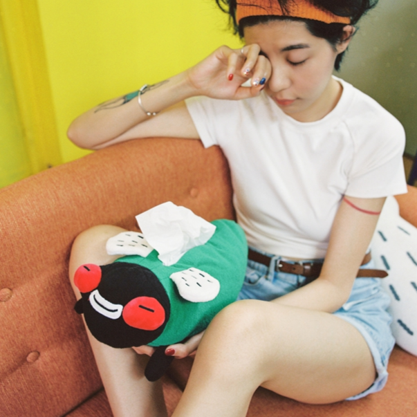 Green Fly Tissue Box
