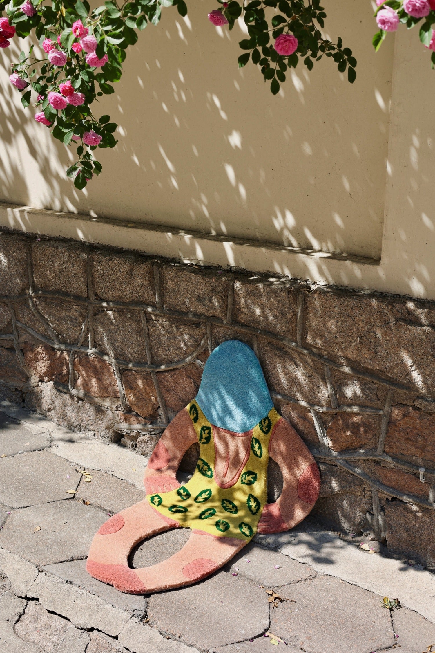 Sunbathing Girl Accent Rug #4