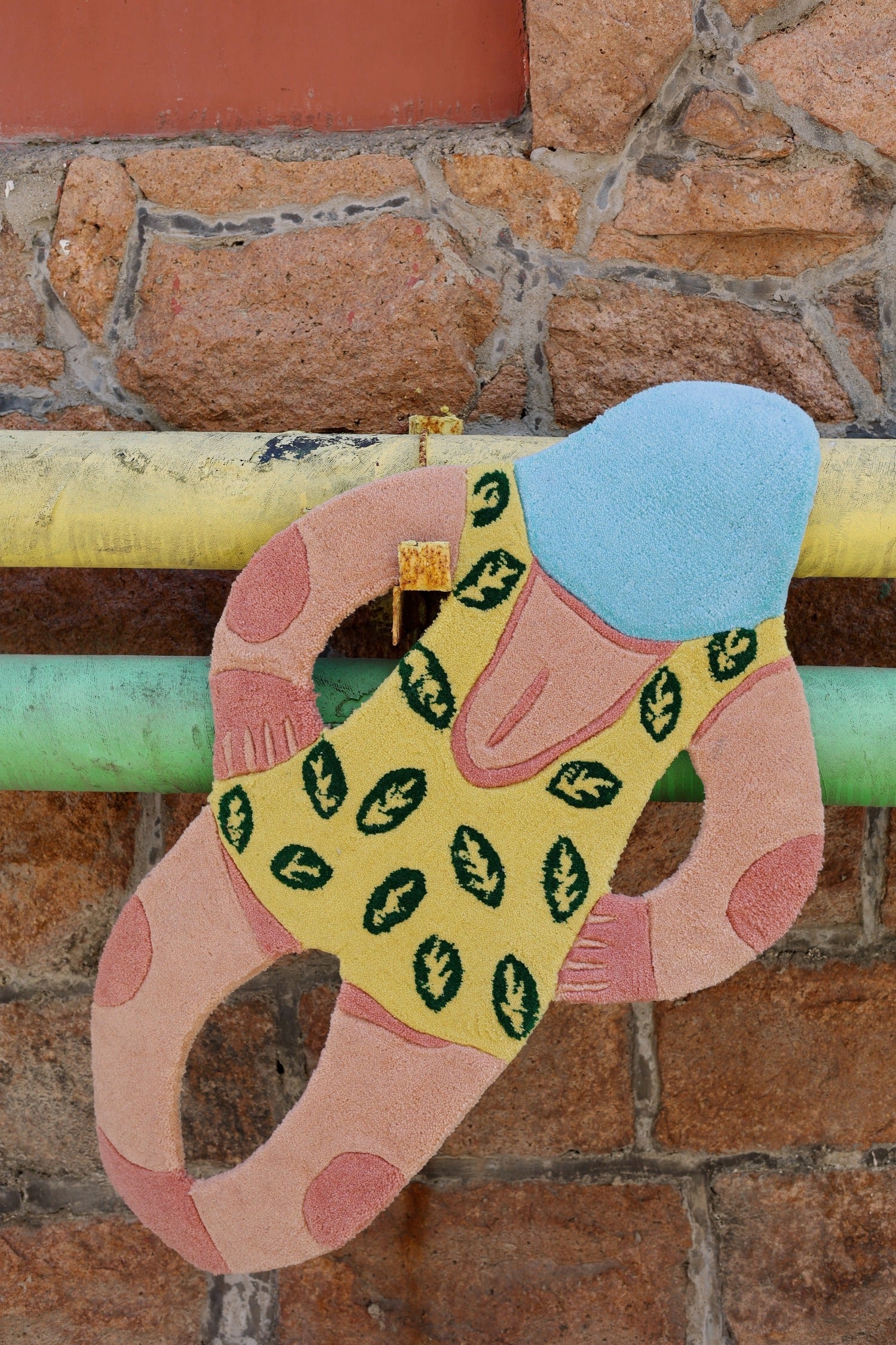 Sunbathing Girl Accent Rug #4