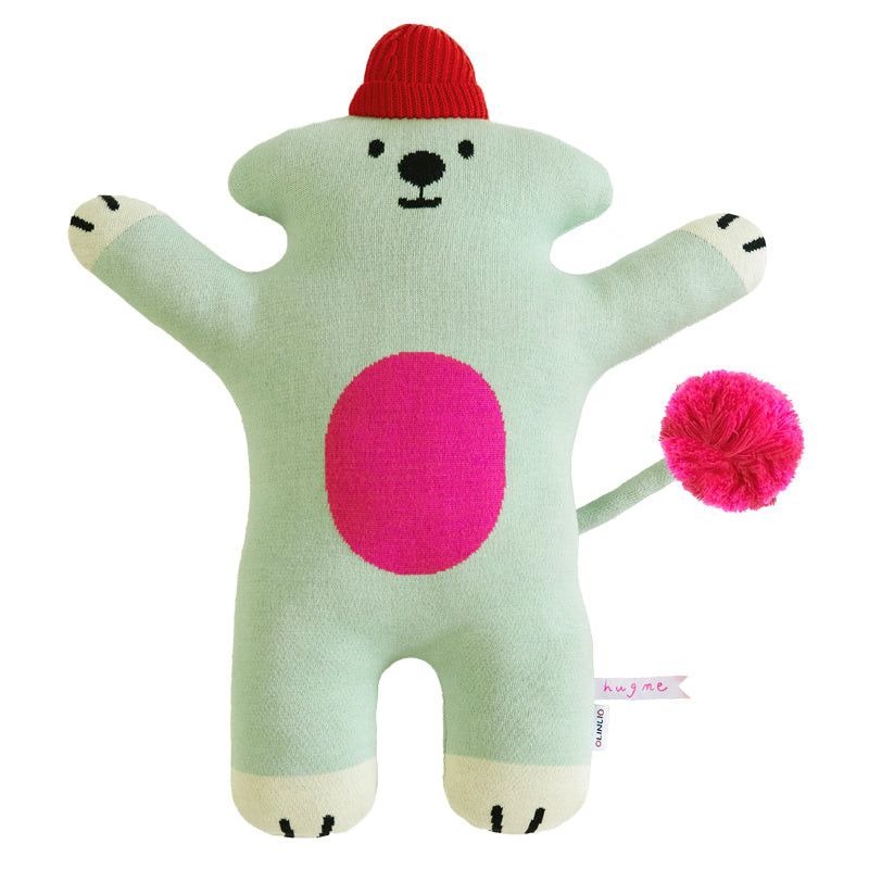 Coussin Hug Me Bear tricoté à la main