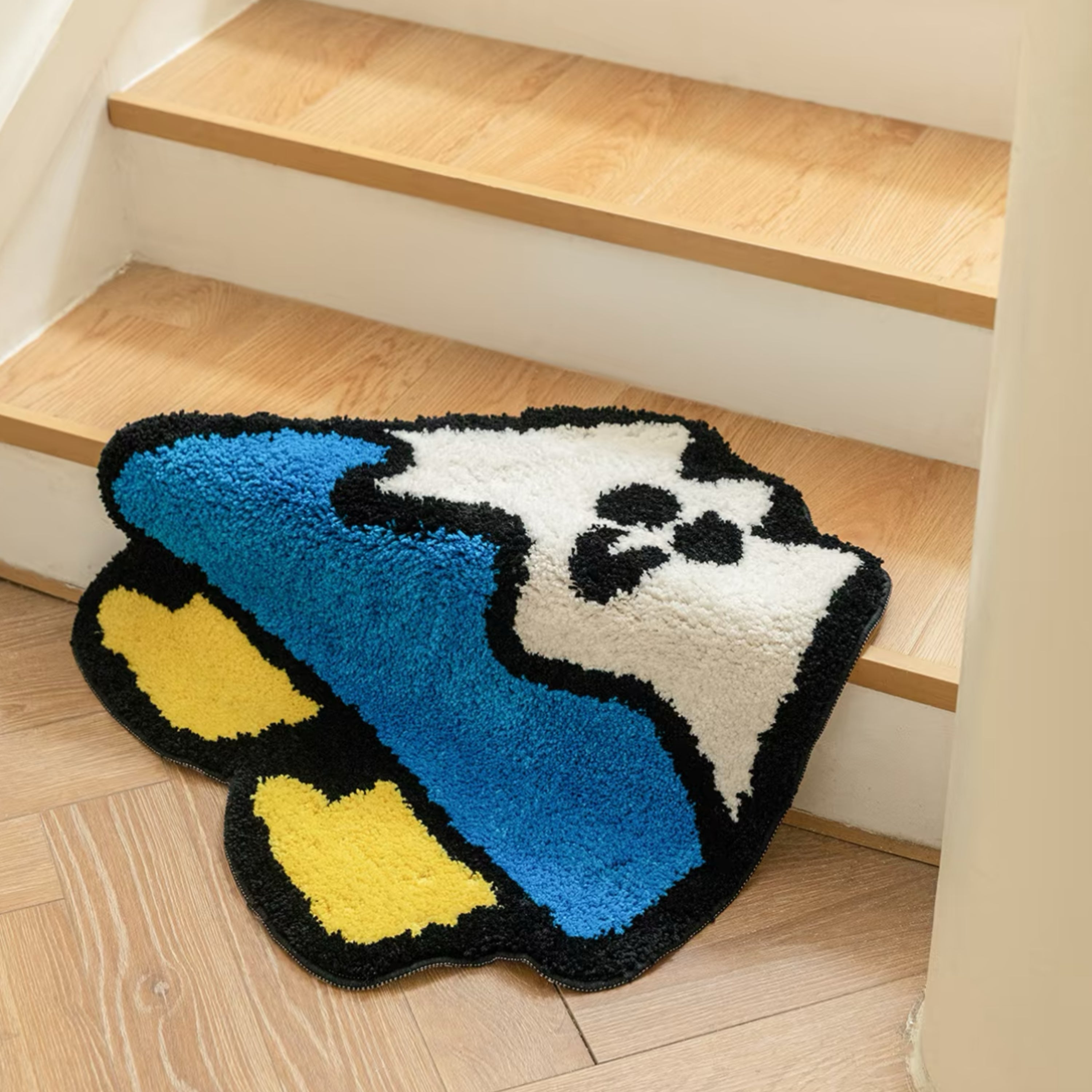Morning Deer x Maitoparta Accent Rug, Snowy Mountain