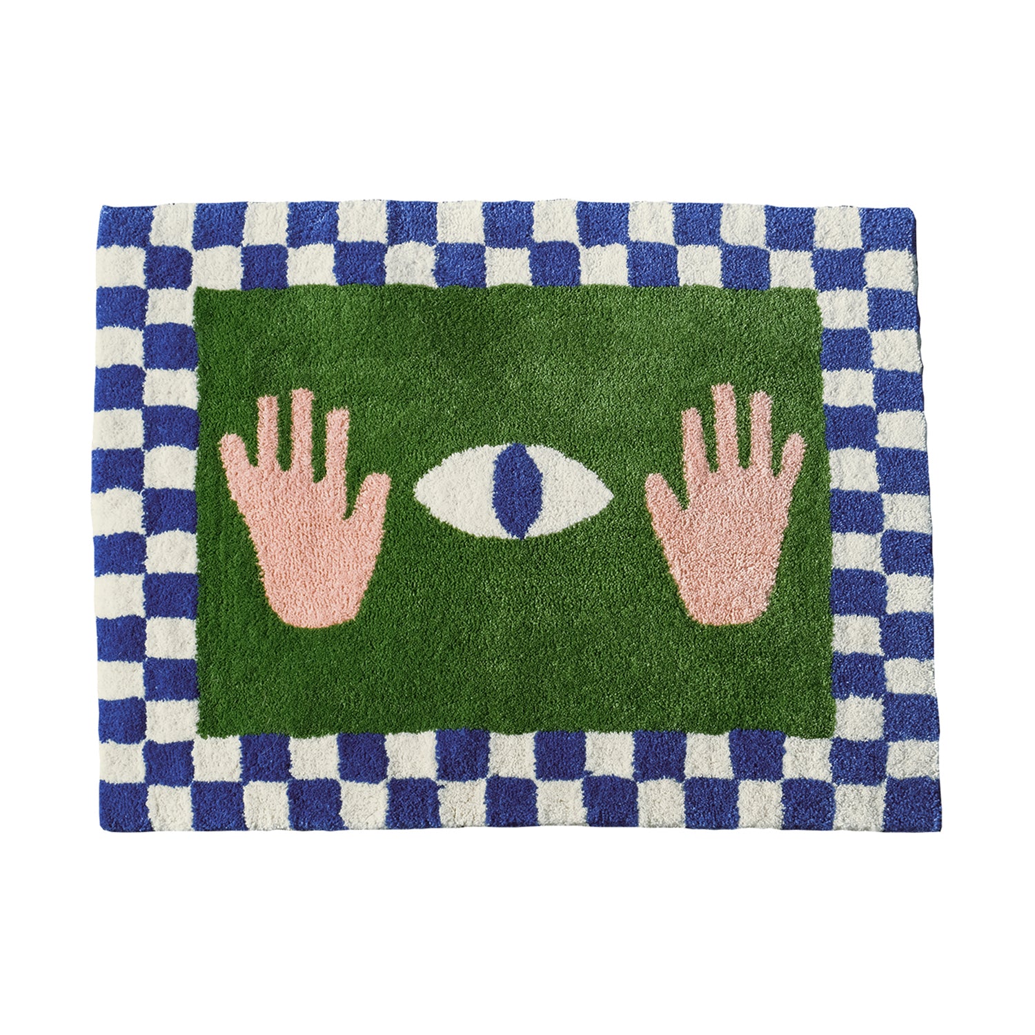 Tapis décoratif en laine mélangée Chuck Family Spirit