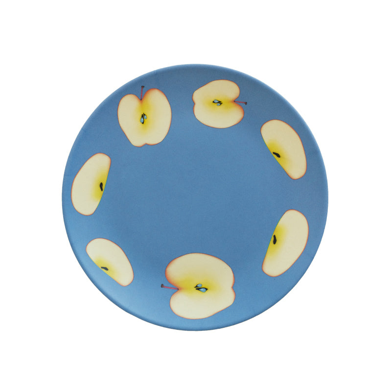 Teary Apple Bamboo Plate